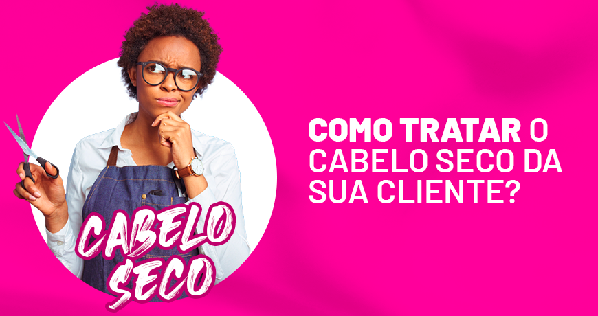 Como tratar o cabelo seco da sua cliente?